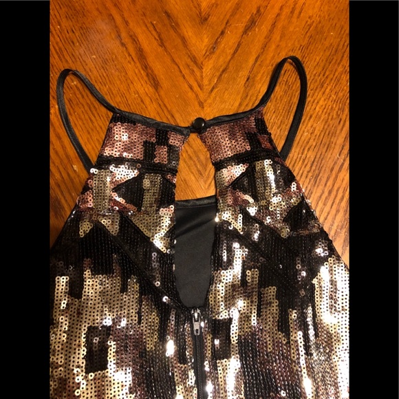 Sequin fitted dress from My Michelle Size 13 - Picture 4 of 10